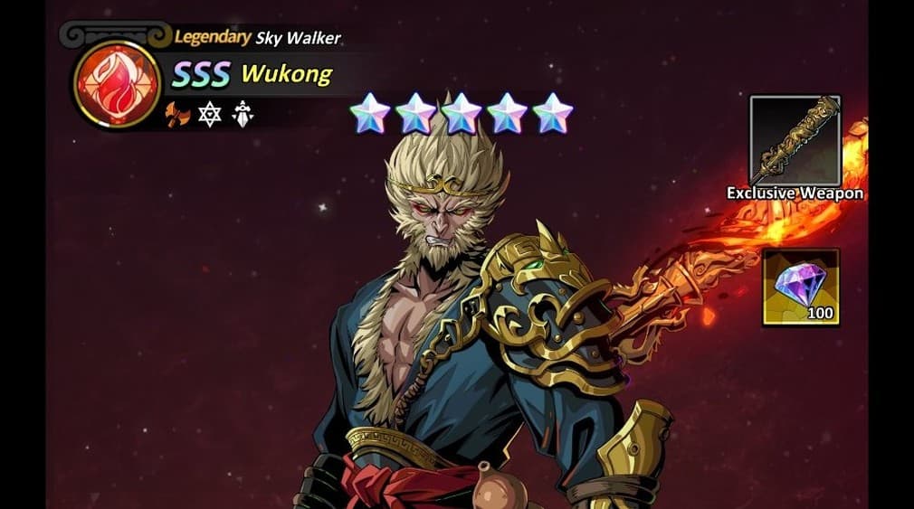 wukong the monkey hero