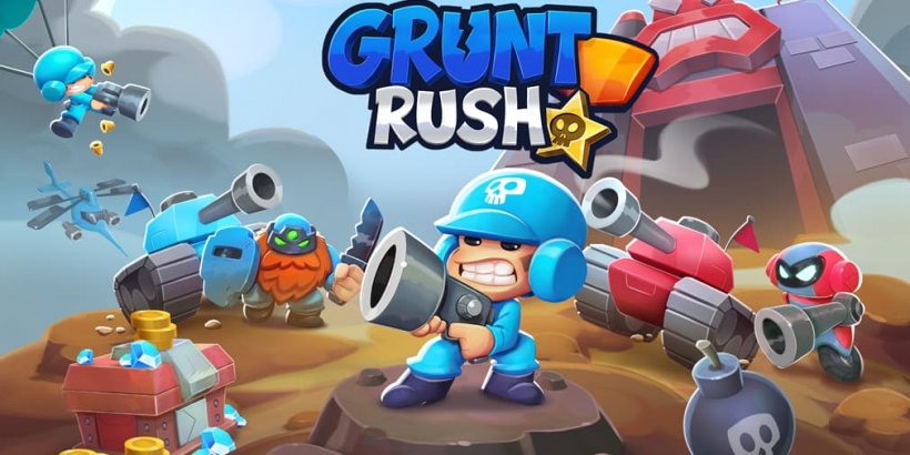 Grunt Rush is the debut release from Savvy Games' Steer Studios