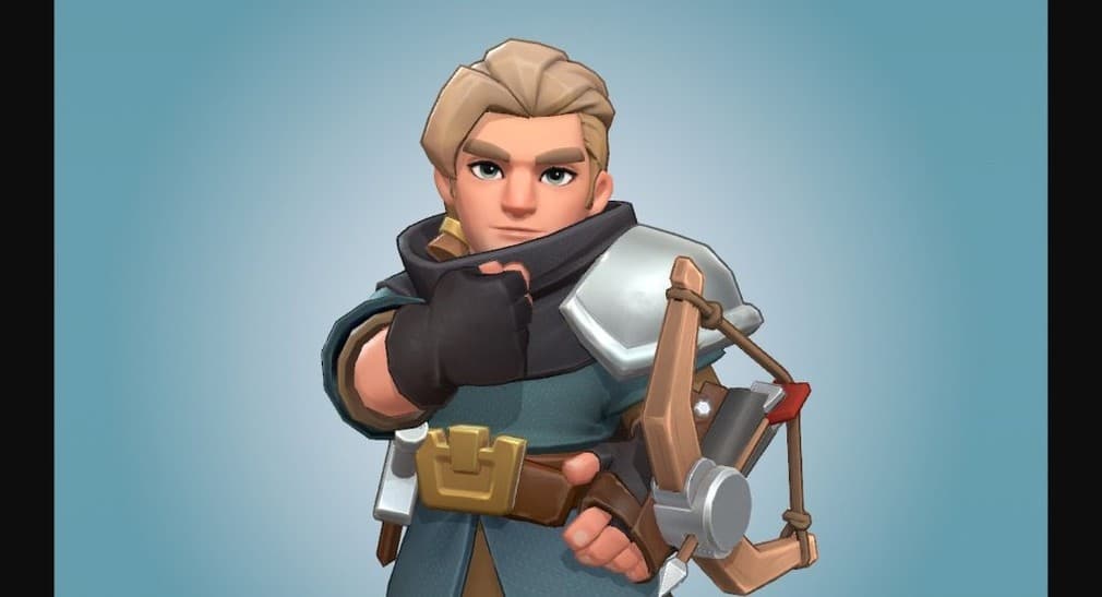 quinn classic blonde hero with gloves and body armour