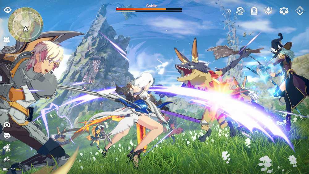 Screenshot d'un combat de Blue Protocol Star Resonance