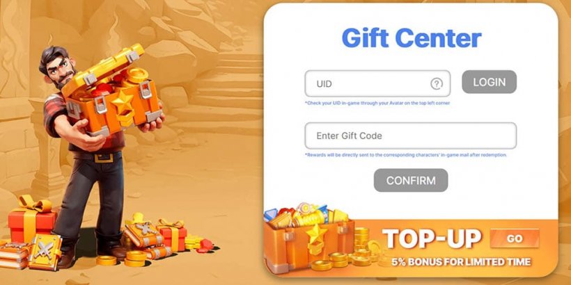 gift code redemption page