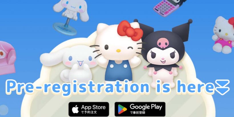 Hello Kitty Merch Match lets you collect adorable Sanrio merch in a messy match-3 pile, now in pre-registration