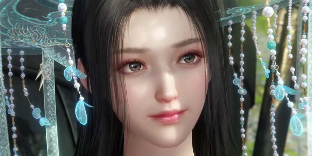 Screenshot en gros plan sur le visage d'une femme dans Sword of Justice