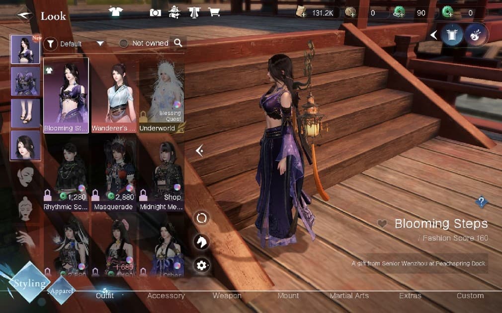 picking your outfits with free outfit and gear