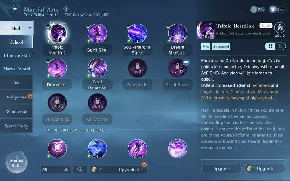 purple skills for my character class