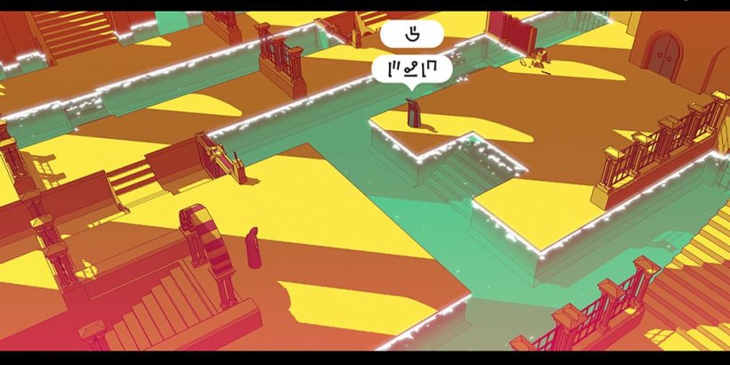  The traveler solving a water gate puzzle