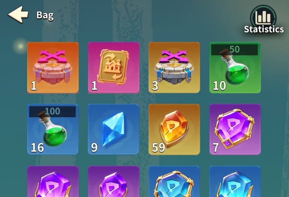 many resources in your bag
