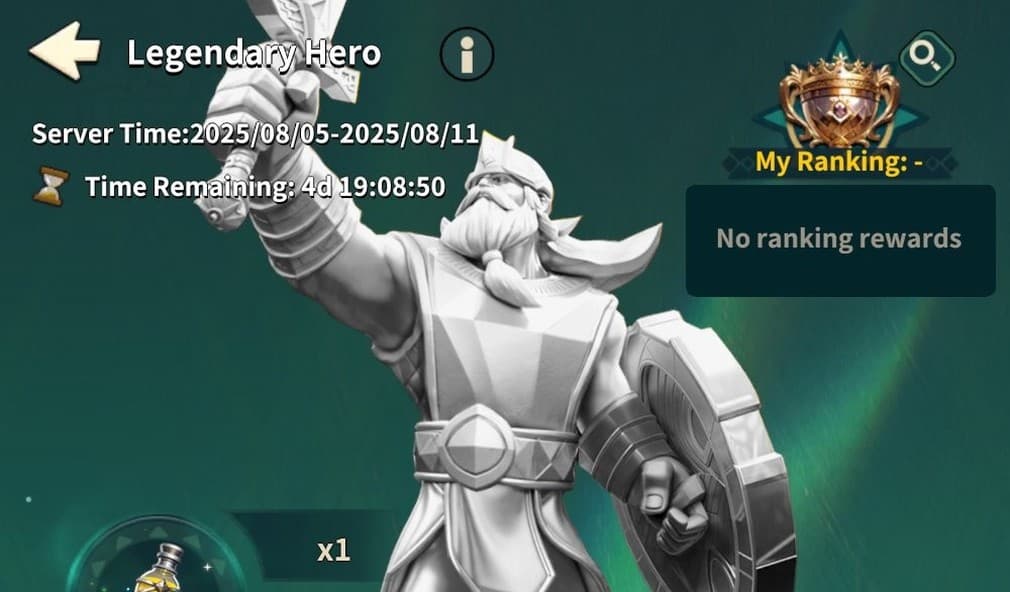 silver statue that gives you rewards