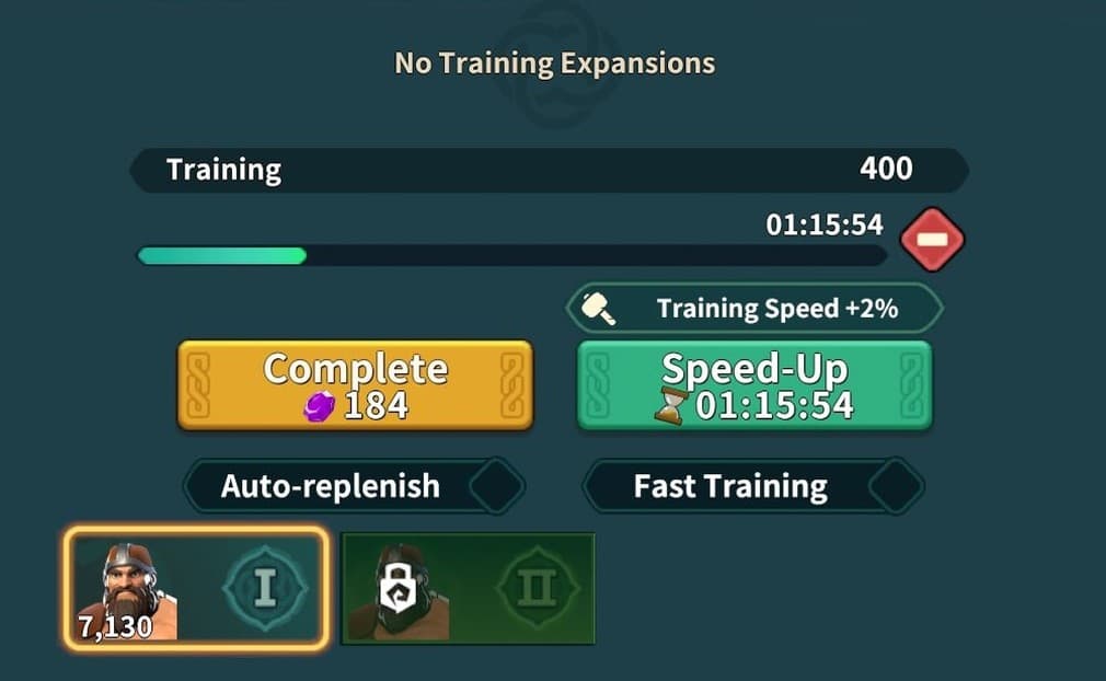 training soldiers