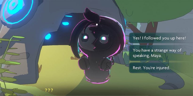 Player in conversation with Spirit Maya