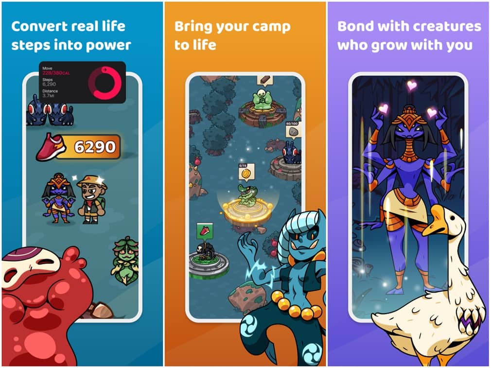 Plusieurs screenshots de Monster Walk