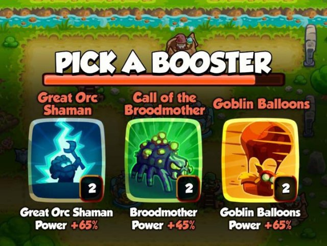 three types of boosters and debuffs
