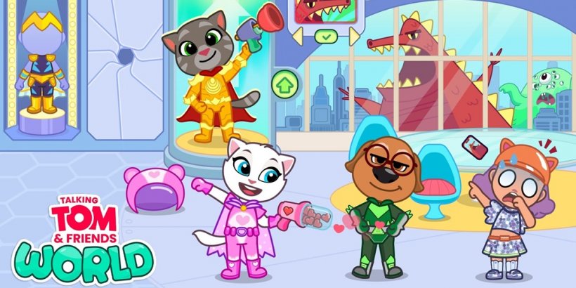 Talking Tom & Friends: World is letting kids save the day with its Superhero HQ update