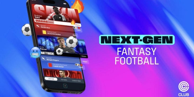 Club is a fantasy football sim on iOS and Android that launches ahead of the 2025/26 season
