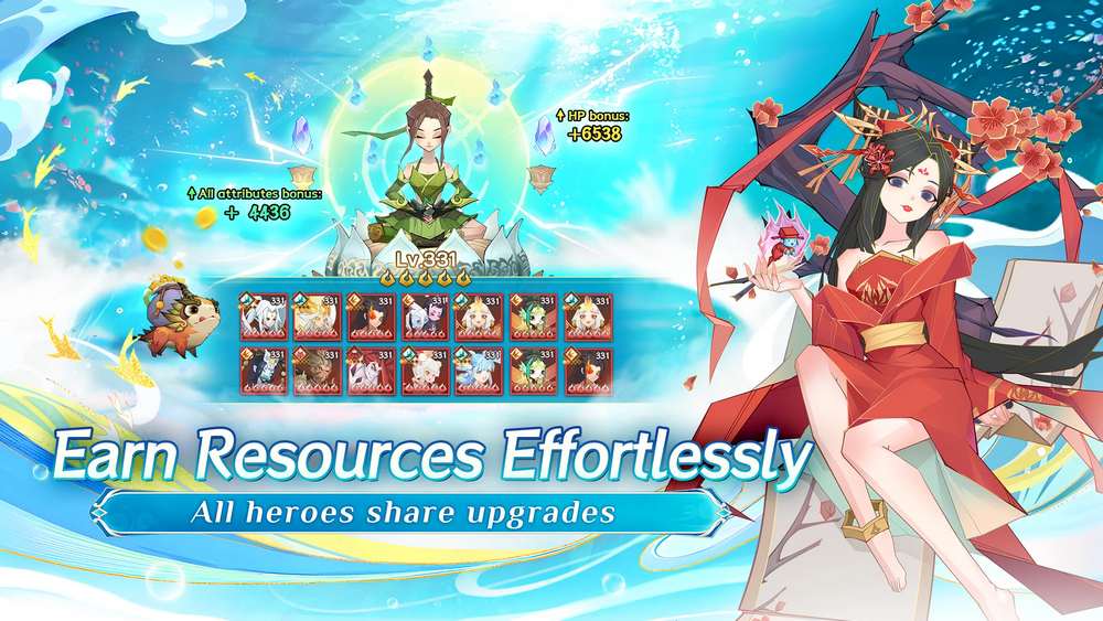Artwork promotionnel d'Ultimate Myth Idle RPG