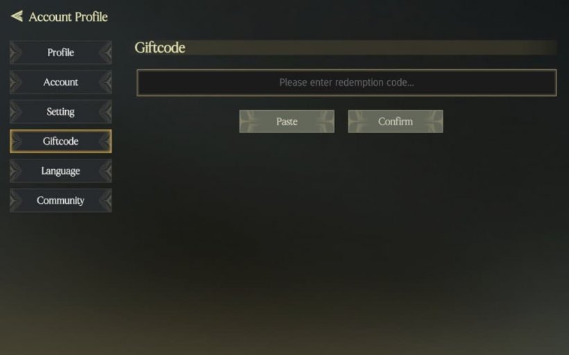 code redeem menu