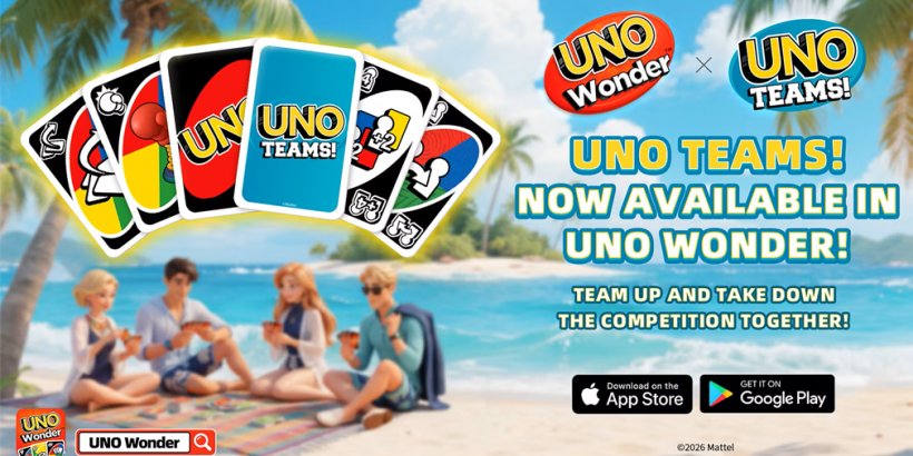 Uno Wonder introduces new 2v2 Uno Teams mode for double the friendship-ruining fun