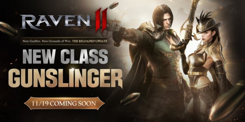Raven2 first major update will introduce the new Gunslinger class