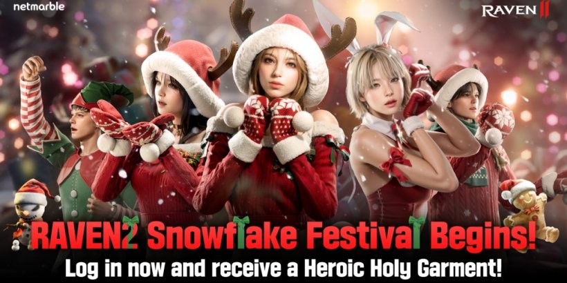 Raven2's holiday update introduces the Snowflake Festival alongside the Ancient Fortress mode
