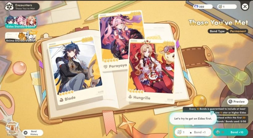 gacha system in honkai nexus anima