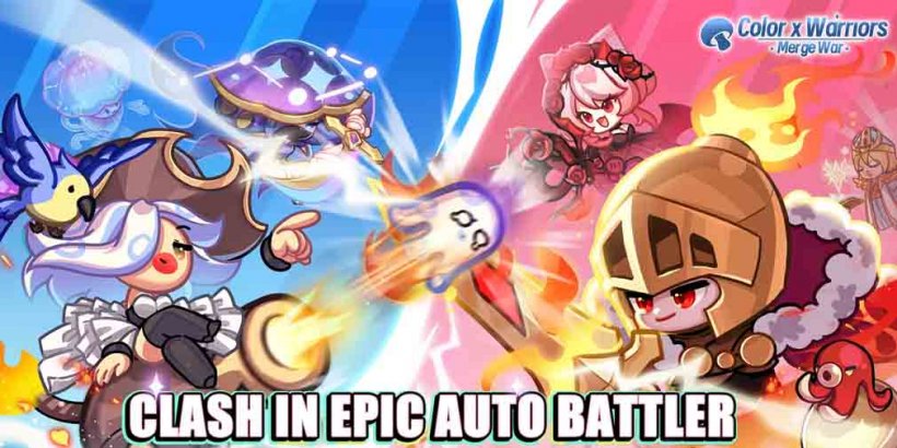 Color x Warriors: Merge War lets you restore colours to a fading world across an auto-battler, out now