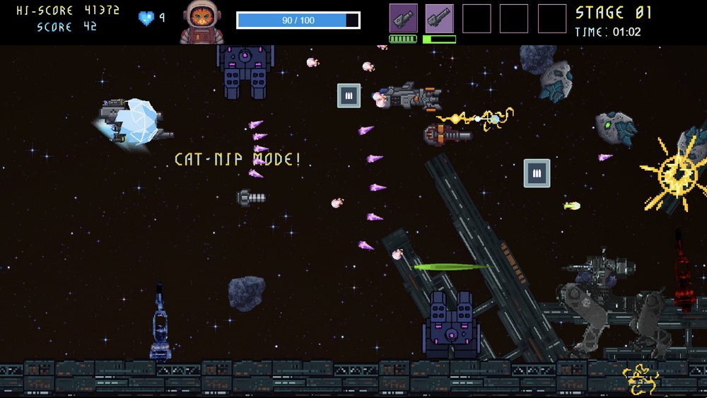 Un screenshot d'Astro Burn