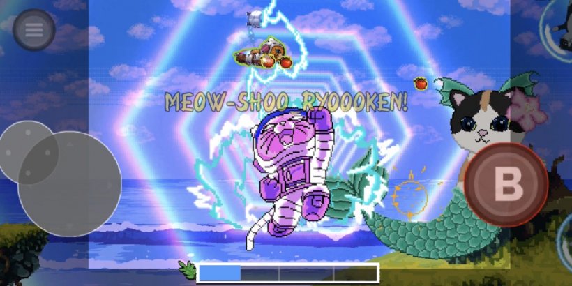Astro Burn brings snack-firing bullet hell and Cat TV to Android