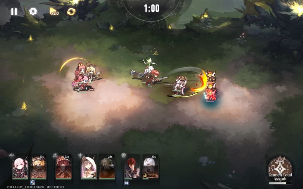 battle with chibi characters