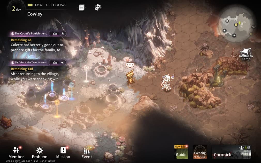 exploration with chibi character