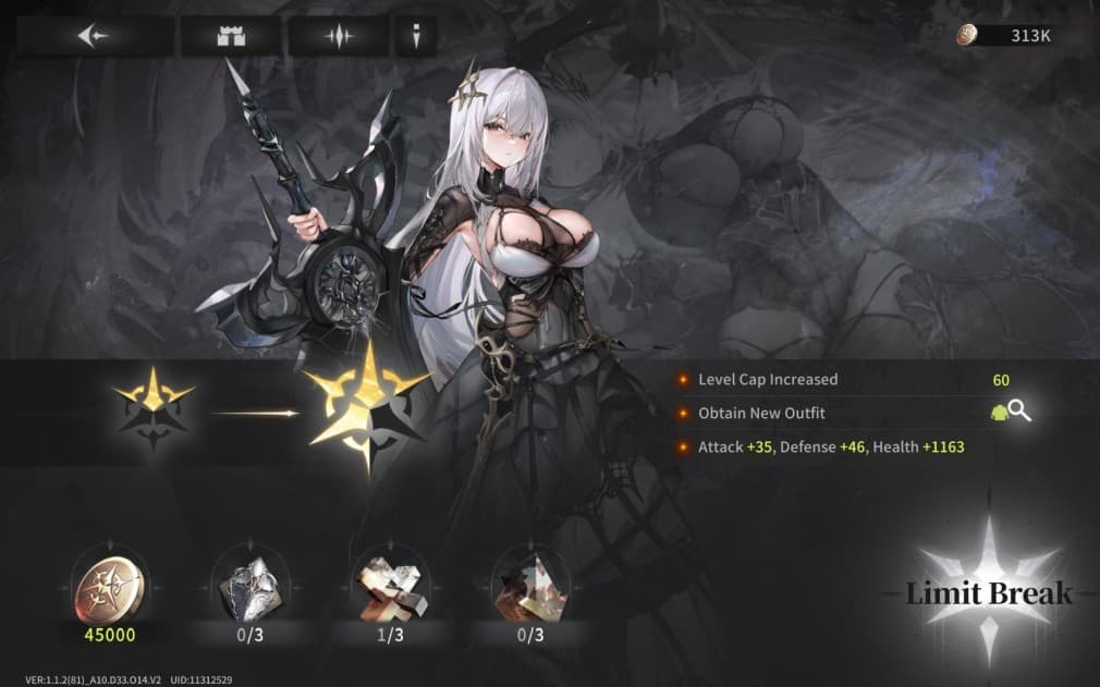 resources needed to reach limit break 2 on ghostassassin