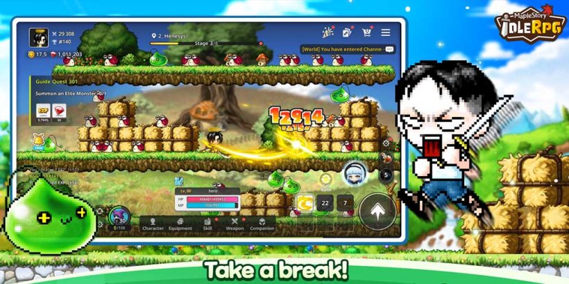 MapleStory: Idle RPG launches to add an idle twist to the classic franchise