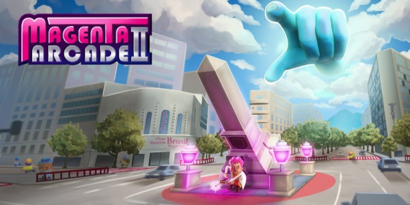 Magenta Arcade II is the sequel to the cult hit now available on iOS and Android