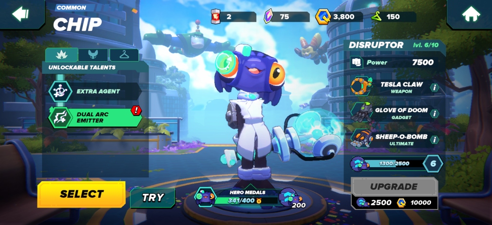 Chip stands with his hands behind his back, wearing various bits of tech