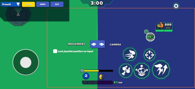 Ratchet & Clank: Ranger Rumble's HUD customisation screen