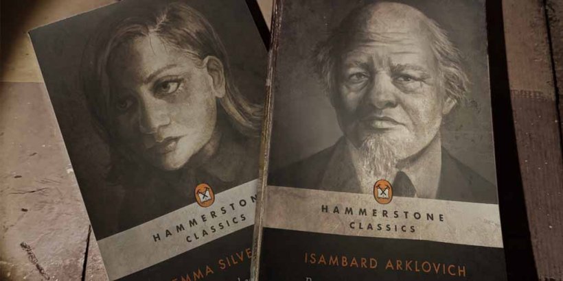 two books with creepy looking covers