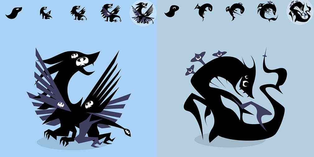 Side by side screenshots of Pride and Rejection