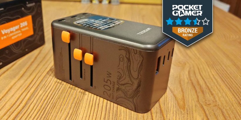 Tessan Voyager 205 travel adapter review - "Universal all-in-one charging - if you can get the outlet to fit"