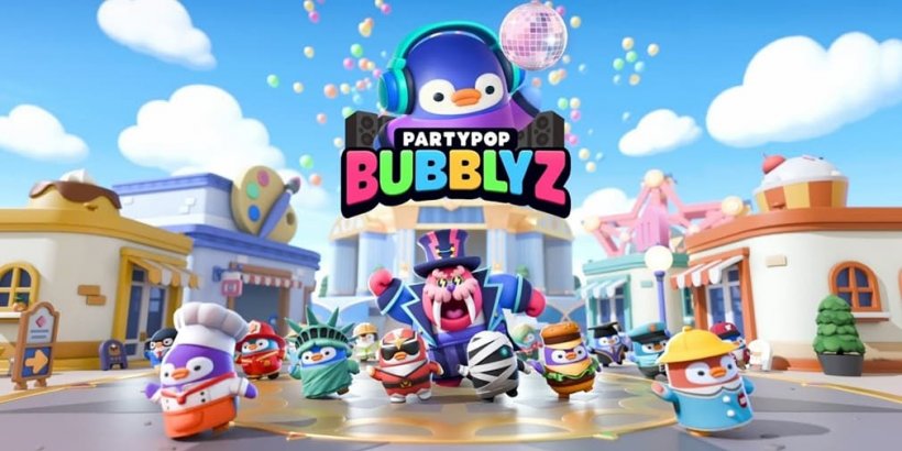 Party Pop Bubblyz brings a suspiciously familiar penguin party to pre-registration on Android and iOS