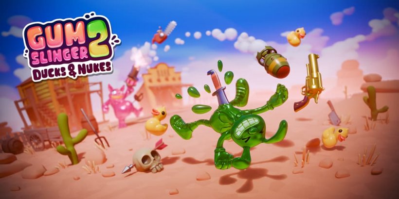 Gumslinger 2: Dukes & Nukes brings wacky physics-fuelled duelling to mobile