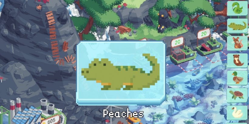 Peaches is one of the many animals you can save in Spilled