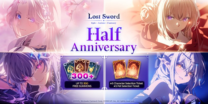 Lost Sword rings in global half anniversary with special event and freebies