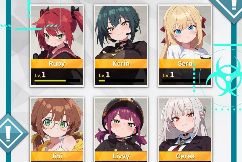 female characters part of the eden lineup