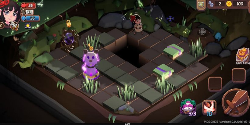 hero exploring a level