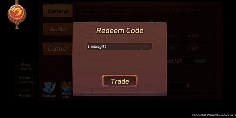 tavern tale redeem code screen