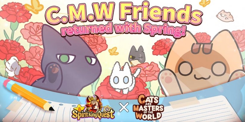 Spirit King Quest has launched its Cats are the Masters of the World crossover with cuteness overload ahead