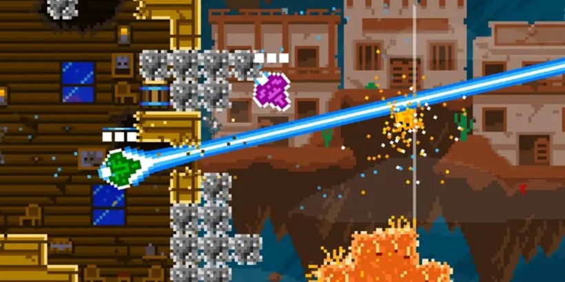 Astro Party EX is a space shooter where the only way is, well, one way