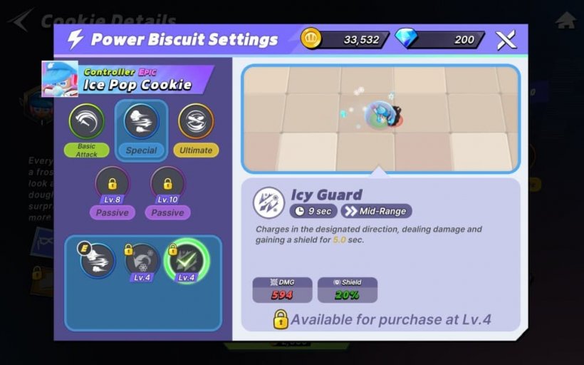 skills for ice pop cookie