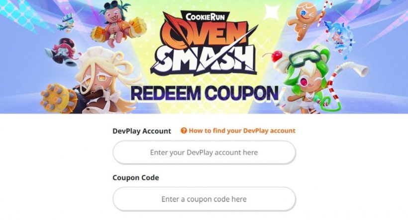 code redeem website in cookie run ovensmash