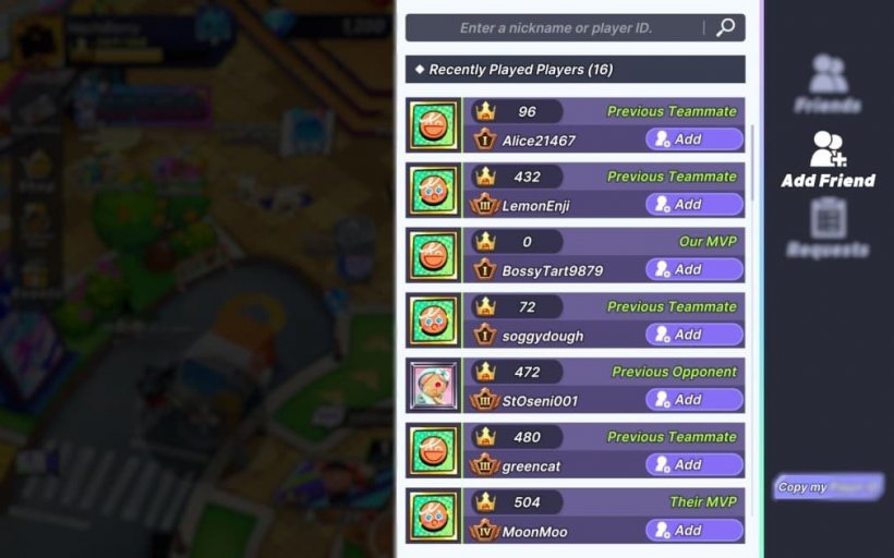 image with how to add friends in ovensmash