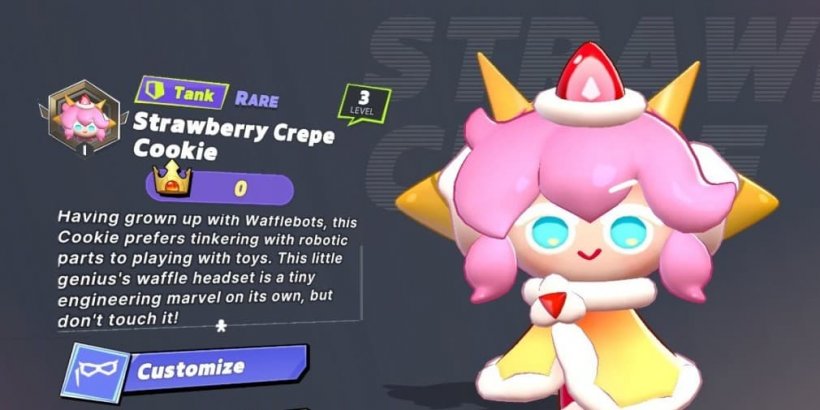 Cookie Run: OvenSmash Strawberry Crepe Cookie best build & guide